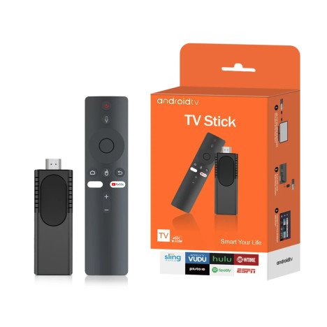 Stick TV Android en Gros de Fabricant WF, Clé de Diffusion Smart 4K HD Vidéo Android TV Stick 4K Max