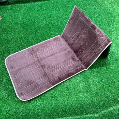 Tapis de Prière Musulman Pliant avec Dossier, Support Dorsal