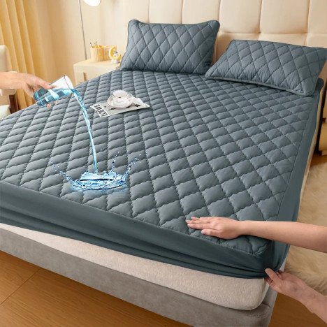 Housse de protection de matelas imperméable matelassée anti-acariens drap-housse en gros