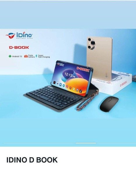 Tablette Tactile PC 10.1 Pouces, Mémoire 6GB+12GB, Stockage 128GB, Batterie 6000mAh, Android 15.0, avec Clavier et Souris Bluetooth