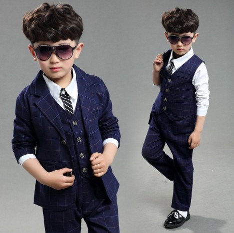 Fournisseur CHINE🎩 Ensemble Costume de Cérémonie "Gentleman" à Carreaux – Chic & Formel
