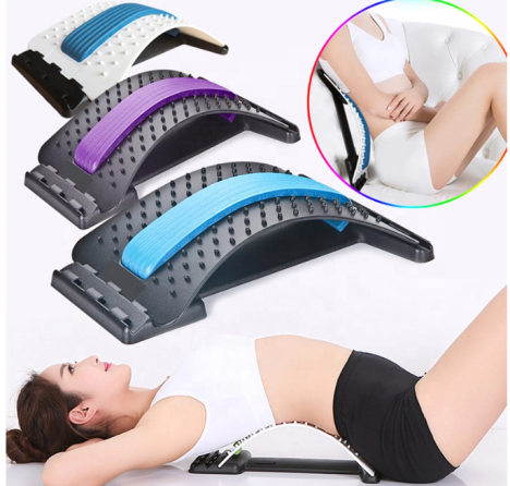 FOURNISSEUR  GROSSISTE ADJAME Appareil de Massage et Étirement du Dos – Coussin Lombaire Portable