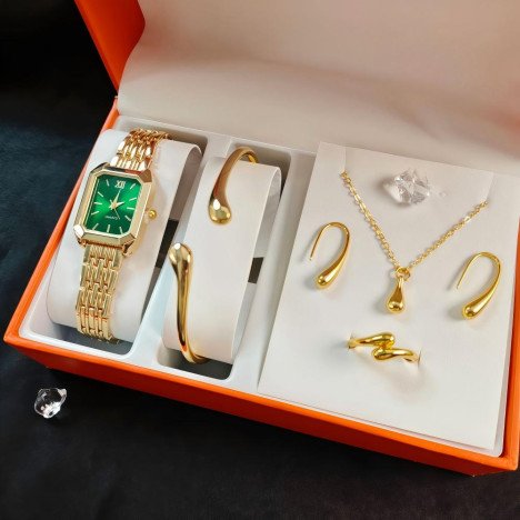 FOURNISSEUR  GROSSISTE CHINE 🔥 ENSEMBLE BIJOUX & MONTRE FEMME LP43 – LUXE ACCESSIBLE POUR REVENDEURS 🔥