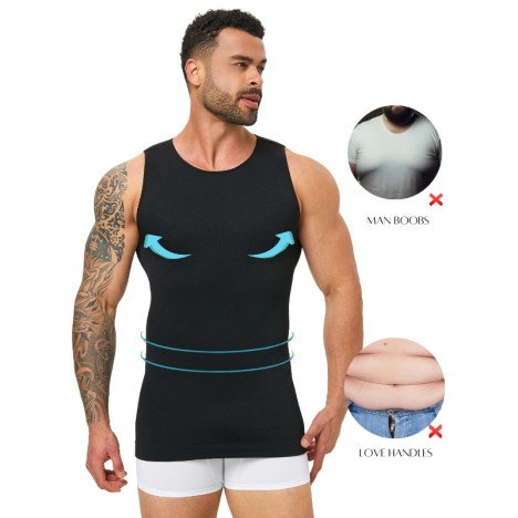 🦾 Débardeur de Compression Homme LKBX01 – Gainant & Amincissant