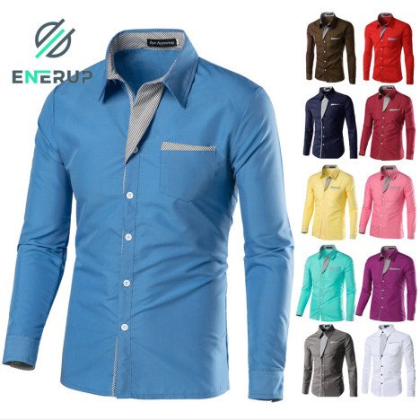 FOURNISSEUR TURQUIE👔 Chemise Casual "Business-Dynamic" Enerup – L'Élégance Moderne