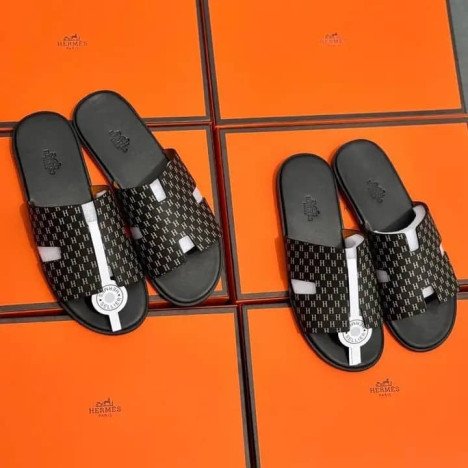 👡 Claquettes HERMES Signature – Luxe & Confort Turquie